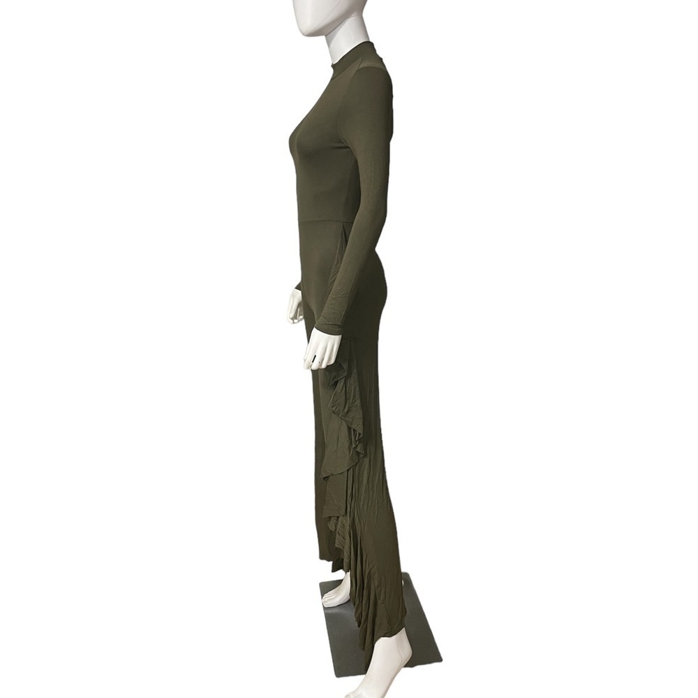 Green Side Ruffled Jumpsuit
New - Picture 4 of 7